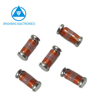 Diodes Zener SMD au silicium ZMM1-ZMM200 0,5 W dans le paquet Minimelf pour les besoins du client